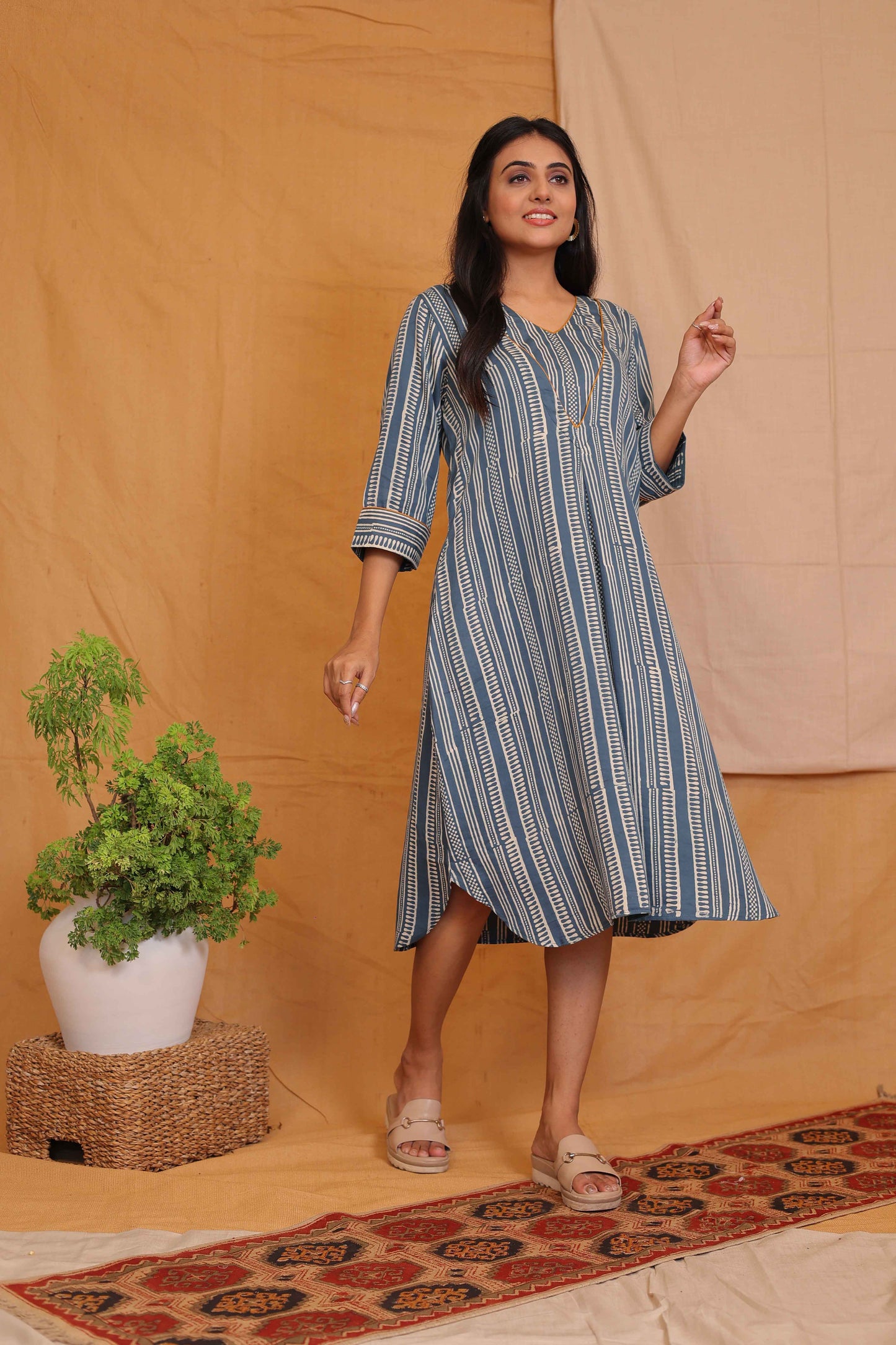Ananya's Handblockprinted Dress