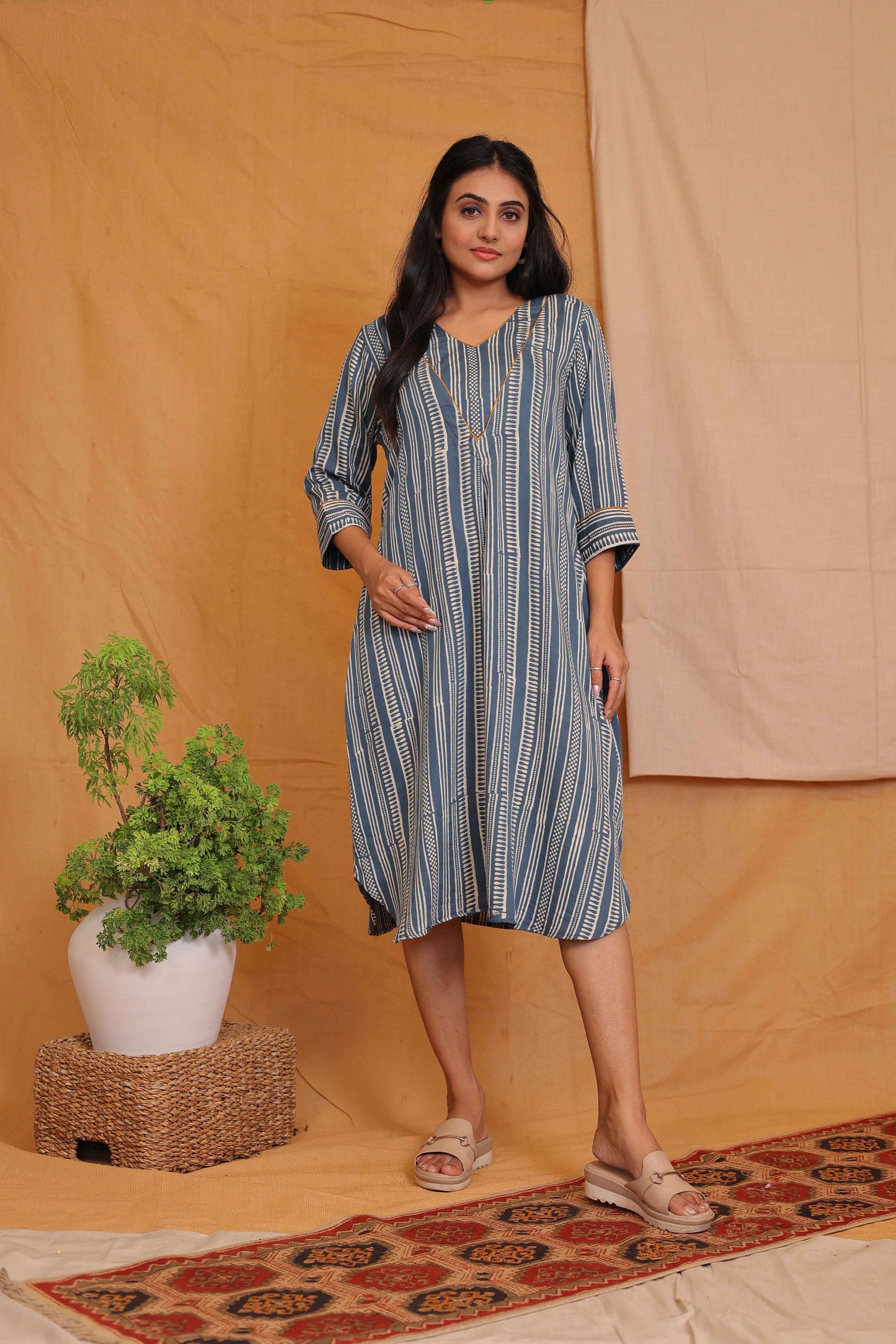 Ananya's Handblockprinted Dress